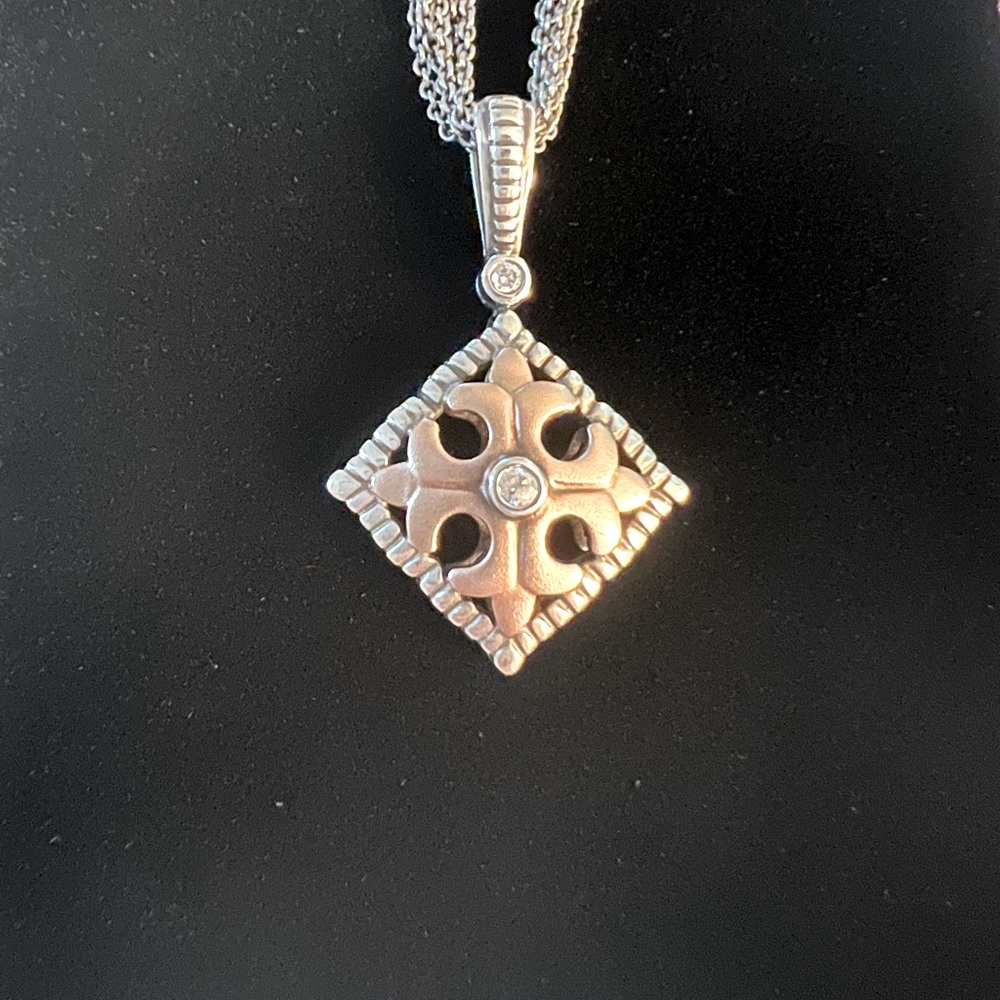 Scott Kay Sterling & Rose Gold Necklace